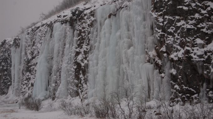 Ice climbing