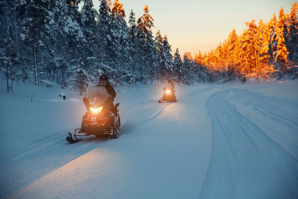 Kakslauttanen snowmobile safari 2