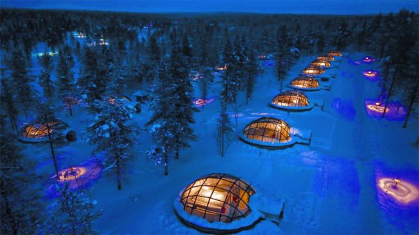 Kakslauttanen Arctic Resort Glass Igloo Finland