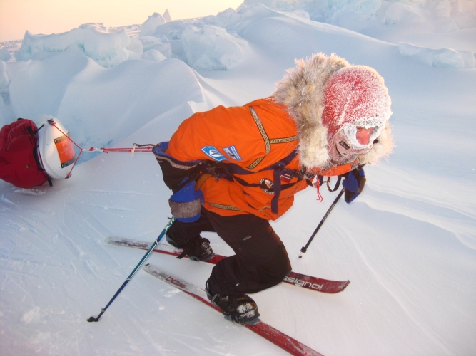 arctic trekking to the north pole