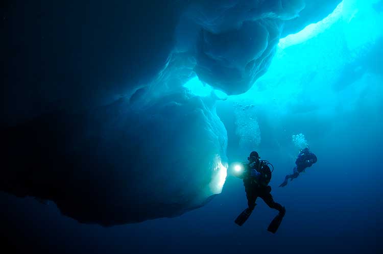 Diving adventure in Greenland