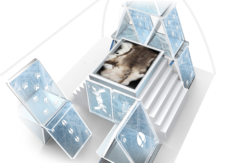 room design at ice hotel