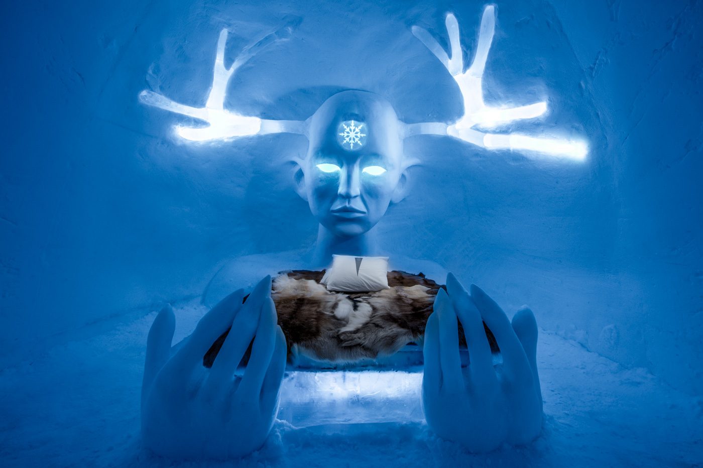 Sweden Ice Hotel Art Suite