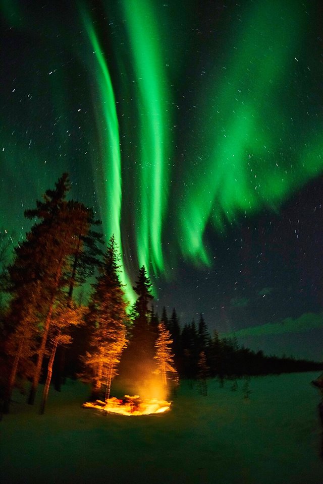 Northern Lights Lodge aurora sighting