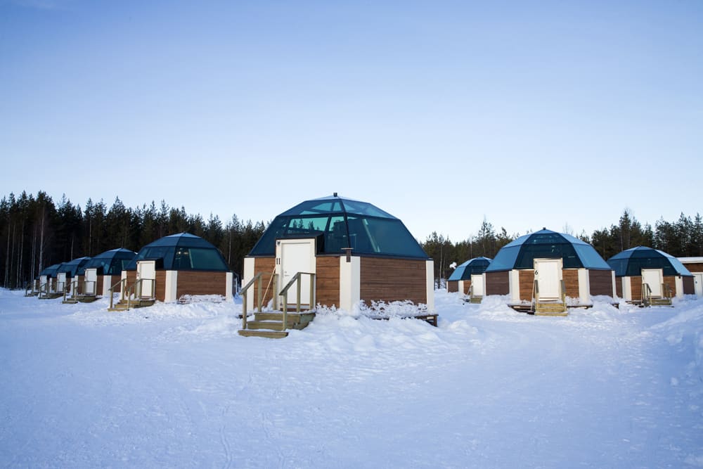 Daylight glass igloos