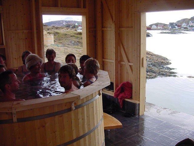 Hot Tub Northern Light Bath