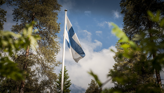 Summer Finland Flag