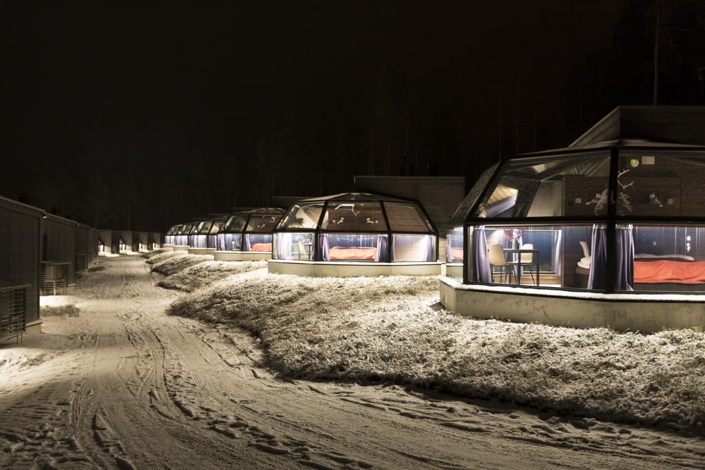 Stay in the Arctic Fox Glass Igloos - Travel with Arctic Direct