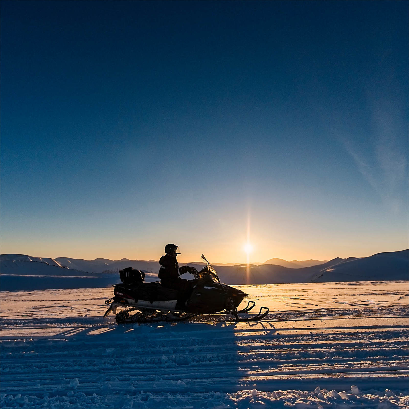 Spitsbergen snowmobile