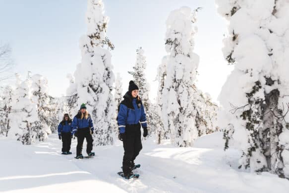Snowshoeing at the Arctic Circle Wilderness Lodge