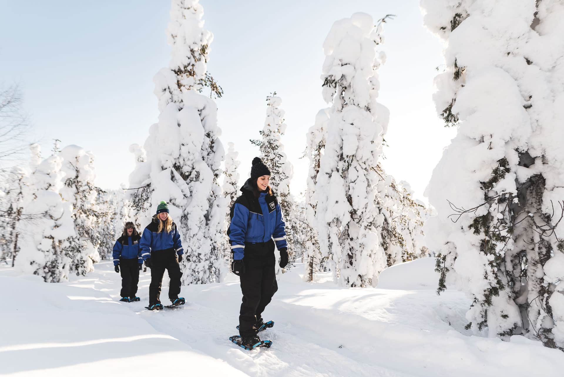 Snowshoeing at the Arctic Circle Wilderness Lodge