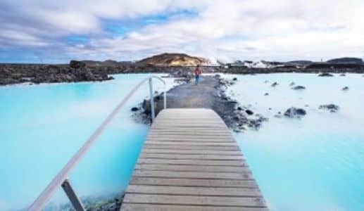 Hike to the Geldingadalir volcanic eruptionBlue Lagoon