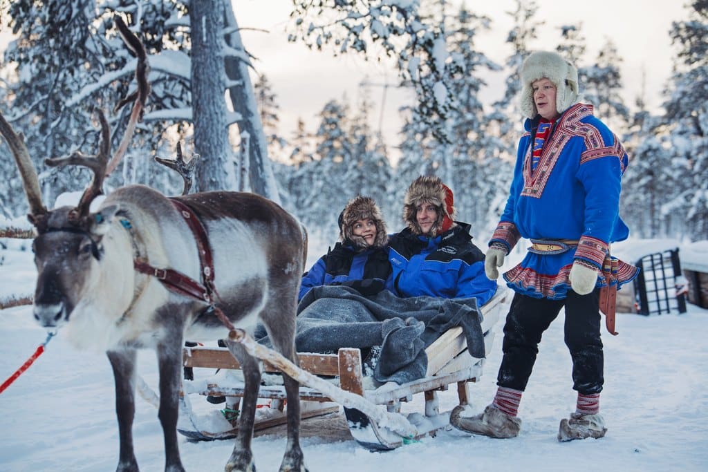 Kakslauttanen reindeer safari