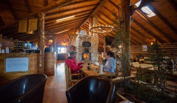 Cafe with guests
