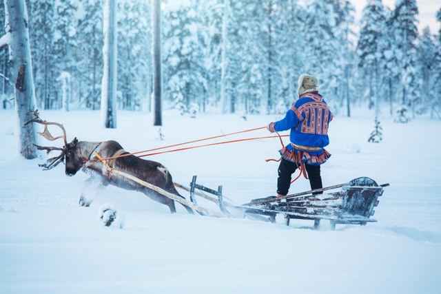 Kakslauttanen Sami man