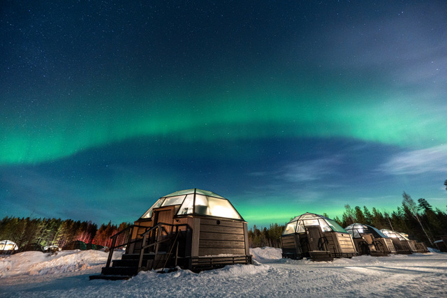 Northern Lights Village Saariselka Finland Arctic Direct