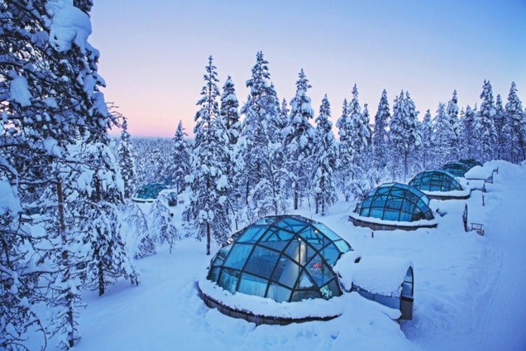 Northern Lights Village Saariselka Finland Arctic Direct
