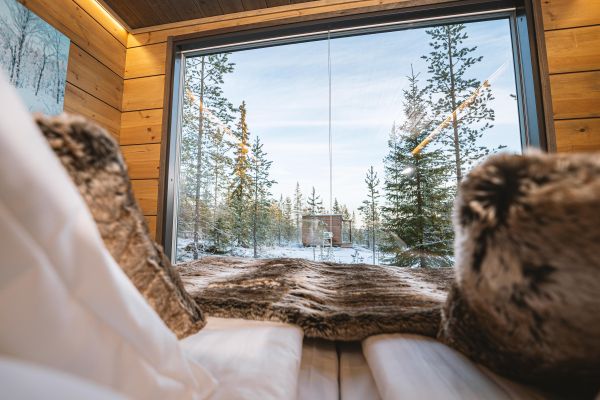 aurora suite bed view 2